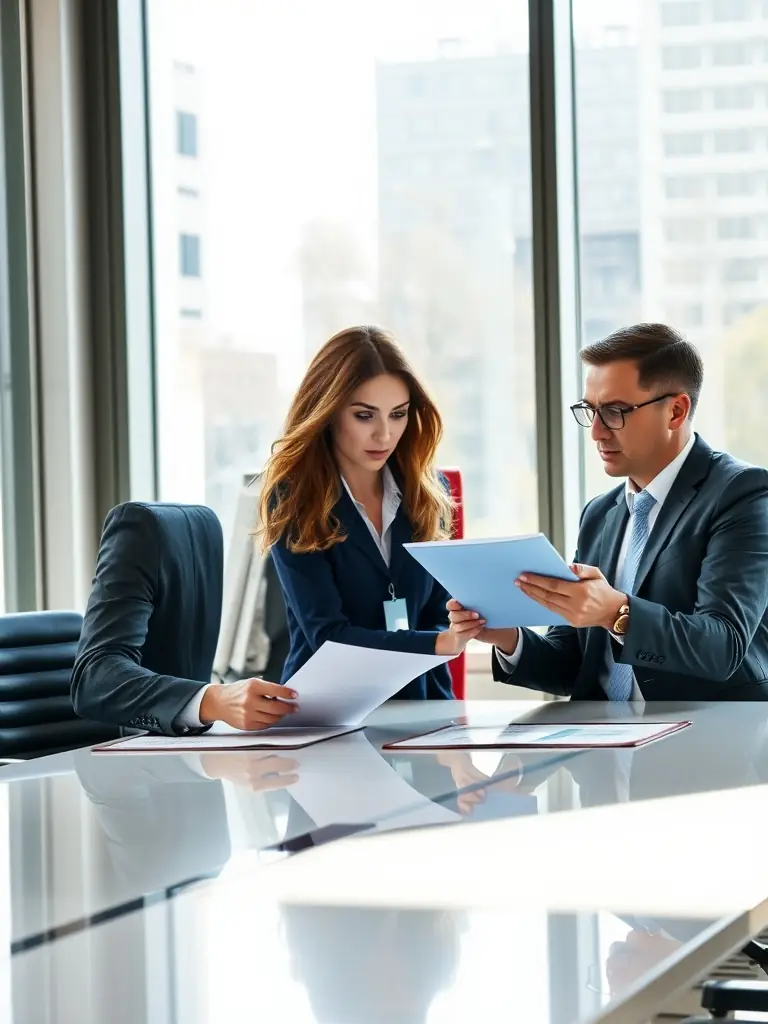 A consultant facilitating a strategic planning session with a small business owner, focusing on market analysis and growth opportunities.